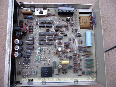 Placa de circuito impresso do multimetro