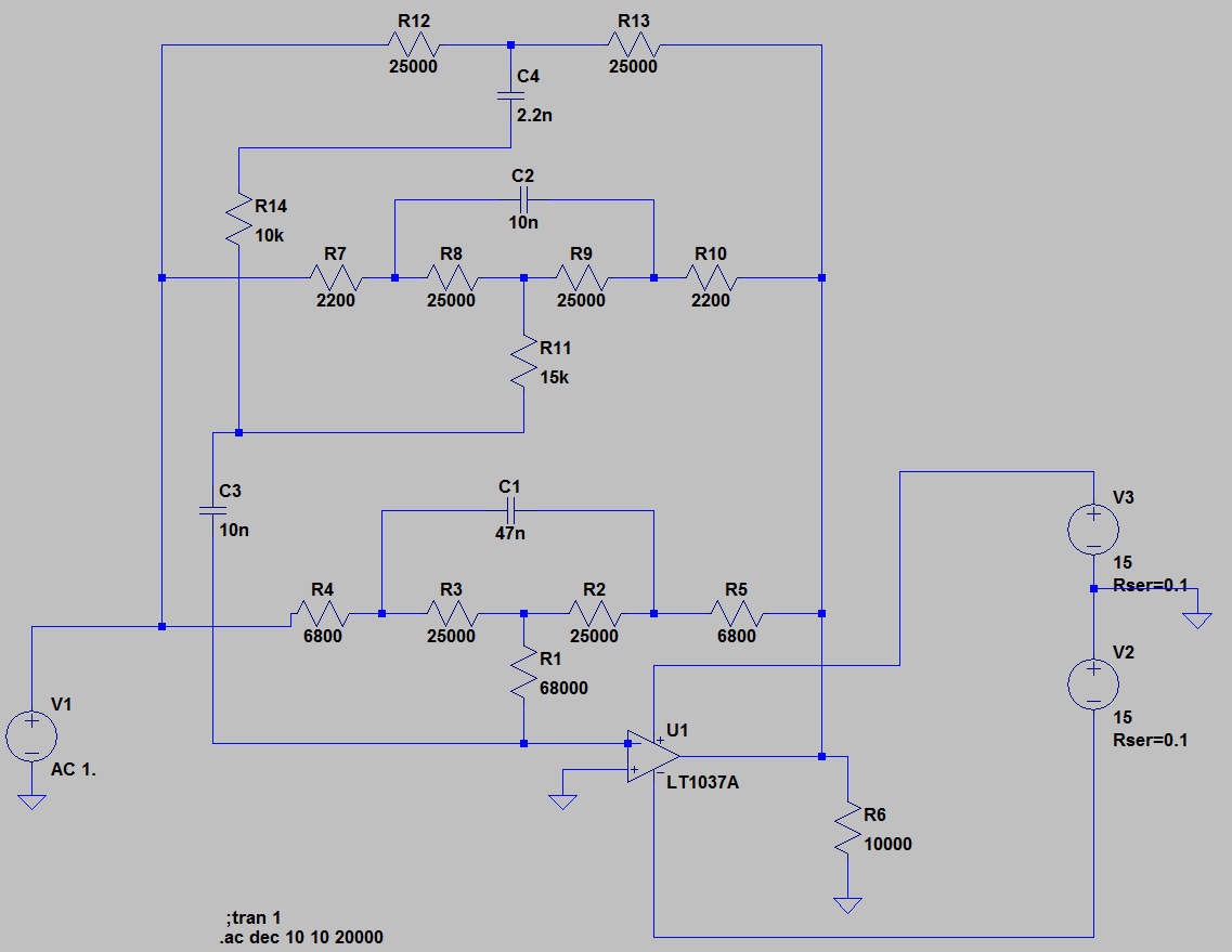 Esquema controle de tom