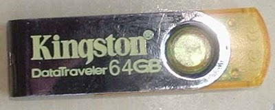 O falso Pen drive Kingston de 64 GB