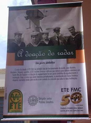 Banner com a história do radar